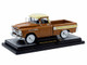 1958 Chevrolet Apache Cameo Pickup Truck Brown with Beige Top Limited Edition to 5250 pieces Worldwide 1/24 Diecast Model Car M2 Machines 40300-137B