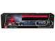 Kenworth W990 with 76 Mid Roof Sleeper and Lode King Distinction Hopper Trailer Red and Black 1/64 Diecast Model DCP/First Gear 60-2176