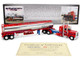 Peterbilt 389 with 36 Flat Top Sleeper and Heil Fuel Tank Trailer Sancken Custom Truck by Amcan Red Big Rigs Series II #3 1/64 Diecast Model DCP/First Gear 69-2148