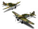 Level 1 Model Kit Hawker Hurricane Mk I Aircraft with 2 Scheme Options 1/72 Plastic Model Kit by Airfix AIRA02067AF