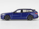 BMW M5 Touring Marina Bay Blue Metallic with Black Top and Sun Roof Limited Edition 1/64 Diecast Model Car Mini GT MGT01080