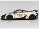 McLaren 720S LB Works The Boring Concept Cream and Black Limited Edition 1/64 Diecast Model Car Mini GT MGT01083
