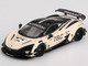 McLaren 720S LB Works The Boring Concept Cream and Black Limited Edition 1/64 Diecast Model Car Mini GT MGT01083