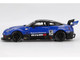 Nissan 35GT RR Ver 2 LB Silhouette Works GT #5 Blue with Black Top Limited Edition 1/64 Diecast Model Car Mini GT MGT01124