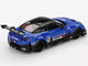 Nissan 35GT RR Ver 2 LB Silhouette Works GT #5 Blue with Black Top Limited Edition 1/64 Diecast Model Car Mini GT MGT01124