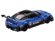 Nissan 35GT RR Ver 2 LB Silhouette Works GT #5 Blue with Black Top Limited Edition 1/64 Diecast Model Car Mini GT MGT01124