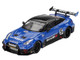 Nissan 35GT RR Ver 2 LB Silhouette Works GT #5 Blue with Black Top Limited Edition 1/64 Diecast Model Car Mini GT MGT01124
