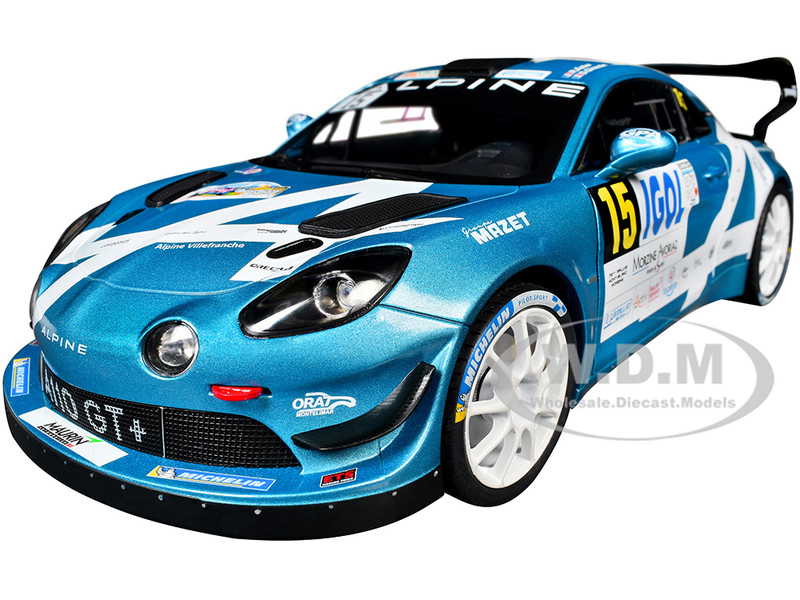 Alpine A110 Rallye GT #15 Raphael Astier Denis Giraudet Rallye Du Mont Blanc 2024 Competition Series 1/18 Diecast Model Car Solido S1801631