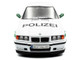 1991 BMW E36 M3 Custom Drift Polizei White with Green Stripes 1/18 Diecast Model Car Solido S1803915