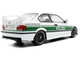 1991 BMW E36 M3 Custom Drift Polizei White with Green Stripes 1/18 Diecast Model Car Solido S1803915 1991 BMW E36 M3 Custom Drift Polizei White with Green Stripes 1/18 Diecast Model Car Solido S1803915