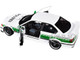 1991 BMW E36 M3 Custom Drift Polizei White with Green Stripes 1/18 Diecast Model Car Solido S1803915