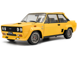 1980 Fiat 131 Abarth Yellow 1/18 Diecast Model Car Solido S1806006