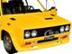 1980 Fiat 131 Abarth Yellow 1/18 Diecast Model Car Solido S1806006