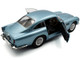 1964 Aston Martin DB5 RHD Right Hand Drive Light Blue Metallic 1/18 Diecast Model Car Solido S1807104