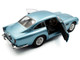 1964 Aston Martin DB5 RHD Right Hand Drive Light Blue Metallic 1/18 Diecast Model Car Solido S1807104