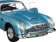 1964 Aston Martin DB5 RHD Right Hand Drive Light Blue Metallic 1/18 Diecast Model Car Solido S1807104