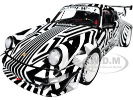 2022 RWB Bodykit #13 The Zebra Black and White Striped 1/18 Diecast Model Car Solido S1807513