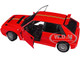 1995 Lancia Delta HF Integrale Edizione Finale Red with Stripes 1/18 Diecast Model Car Solido S1807807