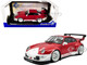 2020 RWB Bodykit Porco Rosso Red and White 1/18 Diecast Model Car Solido S1808505