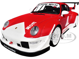 2020 RWB Bodykit Porco Rosso Red and White 1/18 Diecast Model Car Solido S1808505