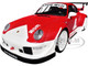 2020 RWB Bodykit Porco Rosso Red and White 1/18 Diecast Model Car Solido S1808505