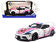 2024 Toyota GR Supra Itasha White with Graphics StreetFighters 1/18 Diecast Model Car Solido S1809008