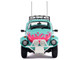 1976 Volkswagen Beetle Baja Miami Green with Pink Graphics 1/18 Diecast Model Car Solido S1809604