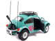 1976 Volkswagen Beetle Baja Miami Green with Pink Graphics 1/18 Diecast Model Car Solido S1809604