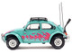 1976 Volkswagen Beetle Baja Miami Green with Pink Graphics 1/18 Diecast Model Car Solido S1809604