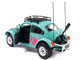 1976 Volkswagen Beetle Baja Miami Green with Pink Graphics 1/18 Diecast Model Car Solido S1809604