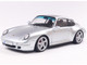 1996 Porsche 911 993 4S Polar Silver Metallic 1/18 Diecast Model Car Solido S1810103