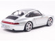 1996 Porsche 911 993 4S Polar Silver Metallic 1/18 Diecast Model Car Solido S1810103
