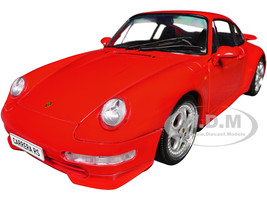 1997 Porsche 911 993 Carrera RS Guards Red 1/18 Diecast Model Car Solido S1810104