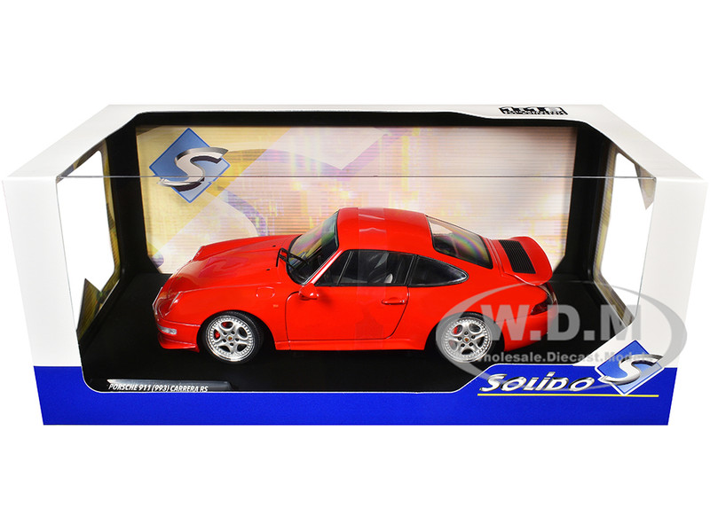 1997 Porsche 911 (993) Carrera RS Guards Red 1/18 Diecast Model