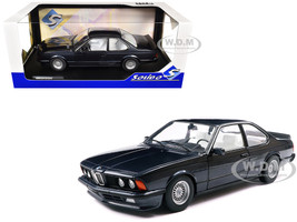 1984 BMW 635 CSI E24 Macau Blue Metallic with White Interior 1/18 Diecast Model Car Solido S1810306