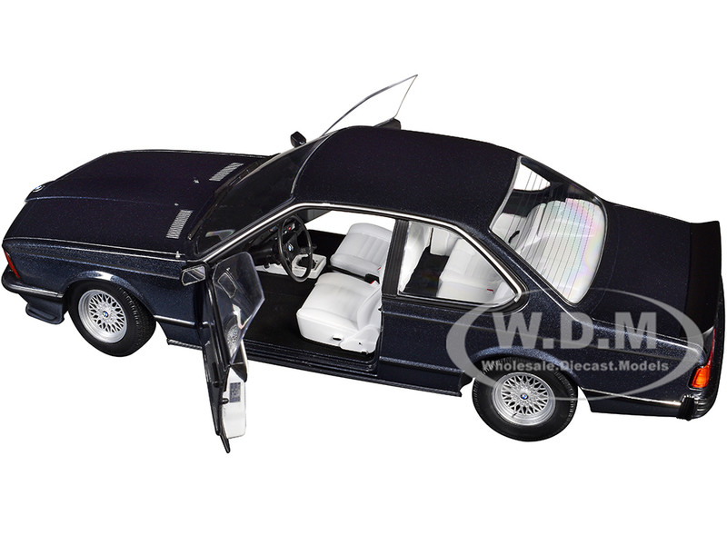1984 BMW 635 CSI (E24) MACAU BLUE 1/18 DIECAST MODEL BY SOLIDO