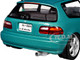 1991 Honda Civic EG6 RHD Right Hand Drive Aztec Green Metallic 1/18 Diecast Model Car Solido S1810405