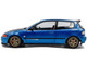 1991 Honda Civic EG6 RHD Right Hand Drive NAR Cobalt Blue Metallic with Carbon Hood 1/18 Diecast Model Car Solido S1810406