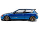 1991 Honda Civic EG6 RHD Right Hand Drive NAR Cobalt Blue Metallic with Carbon Hood 1/18 Diecast Model Car Solido S1810406
