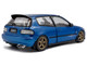 1991 Honda Civic EG6 RHD Right Hand Drive NAR Cobalt Blue Metallic with Carbon Hood 1/18 Diecast Model Car Solido S1810406
