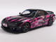 1994 Mazda RX7 FDRS RHD Right Hand Drive Itasha Club Black Metallic with Pink Graphics 1/18 Diecast Model Car Solido S1810605