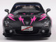 1994 Mazda RX7 FDRS RHD Right Hand Drive Itasha Club Black Metallic with Pink Graphics 1/18 Diecast Model Car Solido S1810605