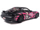 1994 Mazda RX7 FDRS RHD Right Hand Drive Itasha Club Black Metallic with Pink Graphics 1/18 Diecast Model Car Solido S1810605