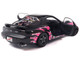 1994 Mazda RX7 FDRS RHD Right Hand Drive Itasha Club Black Metallic with Pink Graphics 1/18 Diecast Model Car Solido S1810605