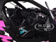 1994 Mazda RX7 FDRS RHD Right Hand Drive Itasha Club Black Metallic with Pink Graphics 1/18 Diecast Model Car Solido S1810605