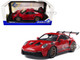 2024 Porsche 911 992 GT3 RS Guards Red with Black Stripes 1/18 Diecast Model Car Solido S1812101