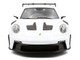 2024 Porsche 911 992 GT3 RS White with Blue Stripes 1/18 Diecast Model Car Solido S1812102