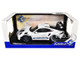 2024 Porsche 911 992 GT3 RS White with Blue Stripes 1/18 Diecast Model Car Solido S1812102