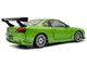 1999 Nissan Silvia S15 Spec R Aero RHD Right Hand Drive Never Satisfied Green Metallic 1/18 Diecast Model Car Solido S1812203