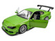 1999 Nissan Silvia S15 Spec R Aero RHD Right Hand Drive Never Satisfied Green Metallic 1/18 Diecast Model Car Solido S1812203